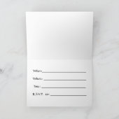 クリスマスのパーティの招待状 招待状 (内部)