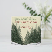 クリスマスのパーティの招待状 招待状 (スタンド正面)