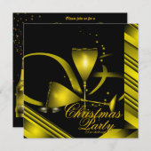 クリスマスのパーティの招待状 招待状 (正面/裏面)