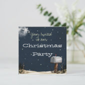 クリスマスのパーティの招待状 招待状 (スタンド正面)