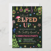 クリスマスのパーティーを楽しもう 招待状 (正面)