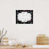 クリスマスのパーティー雪の冬へようこそ ポスター (キッチン)