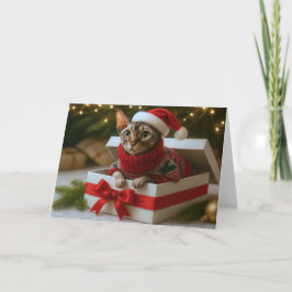 クリスマスのヒゲとしわ カード