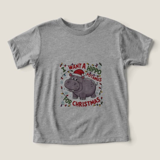 クリスマスのヒッポの願い (デザイン正面)