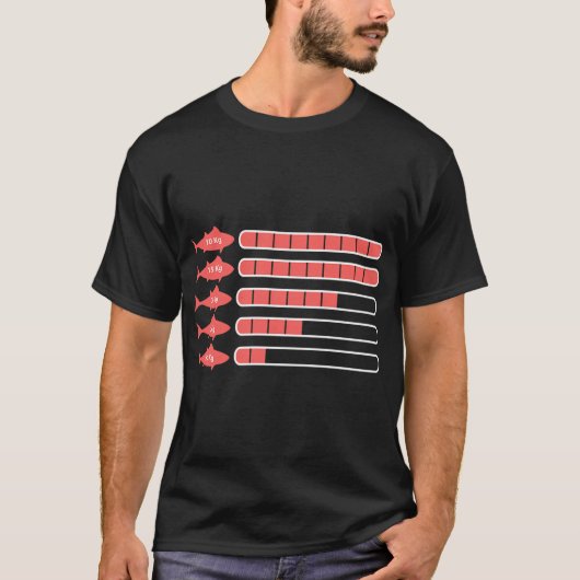 クリスマスのヒメマス Tシャツ (正面)