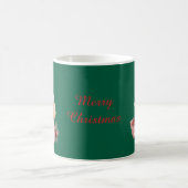クリスマスのビションフリーゼ コーヒーマグカップ (中央)