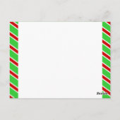 クリスマスのビジネスの希望をパーソナライズ ポストカード (裏面)