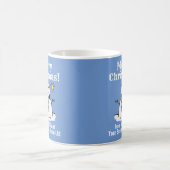 クリスマスのビジネスギフト 雪だるまデザイン コーヒーマグカップ (中央)