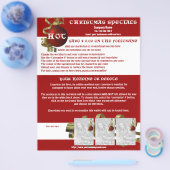 クリスマスのビジネス促進マーケティングのチラシ チラシ (シングル)