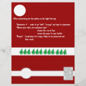 クリスマスのビジネス促進マーケティングのチラシ チラシ (裏面)