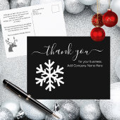 クリスマスのビジネス向け感謝メッセージ ポストカード