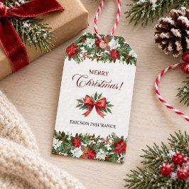 クリスマスのビジネス・企業・従業員向け ギフトタグ