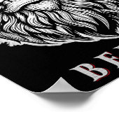 クリスマスのビッグフット信じ – サンを着てビッグフットで ポスター (角)