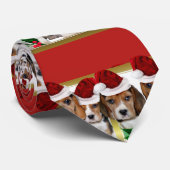クリスマスのビーグル犬の子犬のネクタイ ネクタイ (ロール)