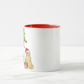 クリスマスのビーチ マグカップ (中央)