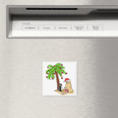 クリスマスのビーチ マグネット (インサイチュ (食洗機))