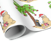 クリスマスのビーチ ラッピングペーパー (ロールコーナー)