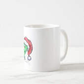 クリスマスのピクルス コーヒーマグカップ (正面右)