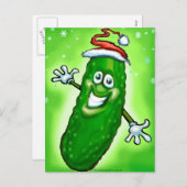 クリスマスのピクルス シーズンポストカード (正面/裏面)