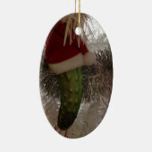 クリスマスのピクルス セラミックオーナメント (右)