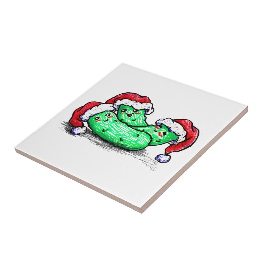 クリスマスのピクルス タイル (側面)