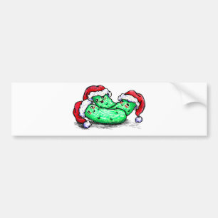 クリスマスのピクルス バンパーステッカー