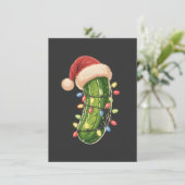 クリスマスのピクルス ピクルス クリスマスライトの中のピクルス 招待状 (スタンド正面)