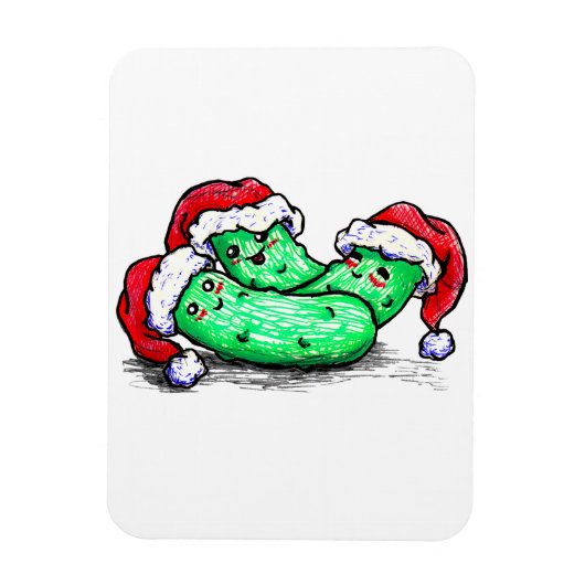クリスマスのピクルス マグネット (縦)