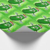 クリスマスのピクルス ラッピングペーパー (角)