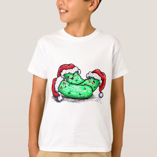 クリスマスのピクルス Tシャツ (正面)