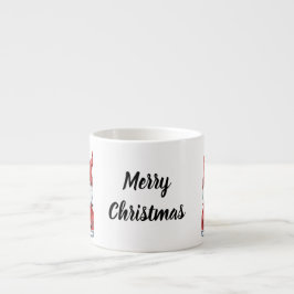 クリスマスのピックアップトラックのノーム エスプレッソカップ
