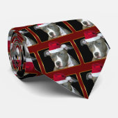 クリスマスのピットブルの子犬のネクタイ ネクタイ (ロール)