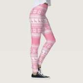 クリスマスのピンク レギンス (右)