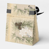 クリスマスのピンコーン、雪の結晶、おやつ、お気に入りボックス フェイバーボックス (裏面サイド)