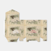 クリスマスのピンコーン、雪の結晶、おやつ、お気に入りボックス フェイバーボックス (折り畳みなし)