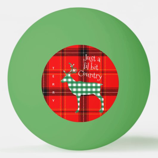 クリスマスのピンポン球 卓球ボール (正面)
