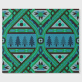 クリスマスのフェア3 ラッピングペーパー (フラット)