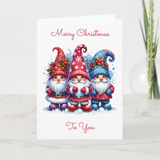 クリスマスのフェスティバルを祈る | 休日格言 シーズンカード (正面)