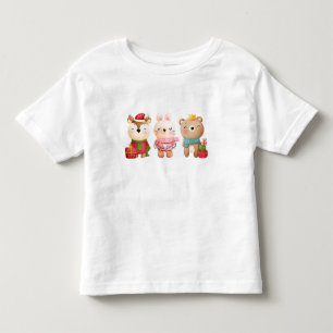 クリスマスのフェスティバル トドラーTシャツ