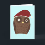 クリスマスのフクロウ シーズンカード<br><div class="desc">クリスマスのフクロウ</div>