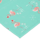 クリスマスのフラミンゴの数々ので大きいパターン テーブルクロス (アングル)