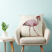 クリスマスのフラミンゴ クッション (椅子)