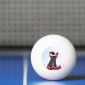 クリスマスのフランス語Bulloog 卓球ボール (ネット)