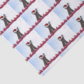 クリスマスのフレンチ・ブルドッグのティッシュペーパー 薄葉紙 (詳細)