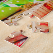 クリスマスのフレンチ・ブルドッグ ジグソーパズル (側面)