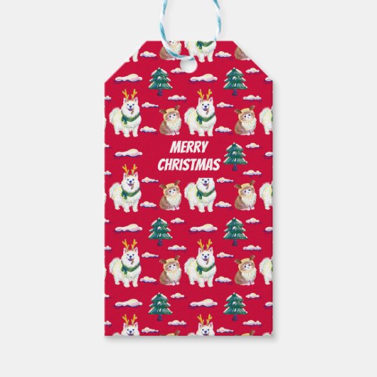 クリスマスのフレンド ギフトタグ (正面)