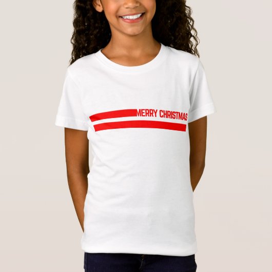 クリスマスのフレーズ Tシャツ (正面)
