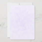 クリスマスのフローラマーク付きかわいい北欧キツネ 招待状 (裏面)