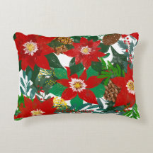 クリスマスのフローラモチーフ