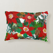クリスマスのフローラモチーフ アクセントクッション (裏面)